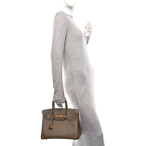 Epsom Birkin 30 Etoupe