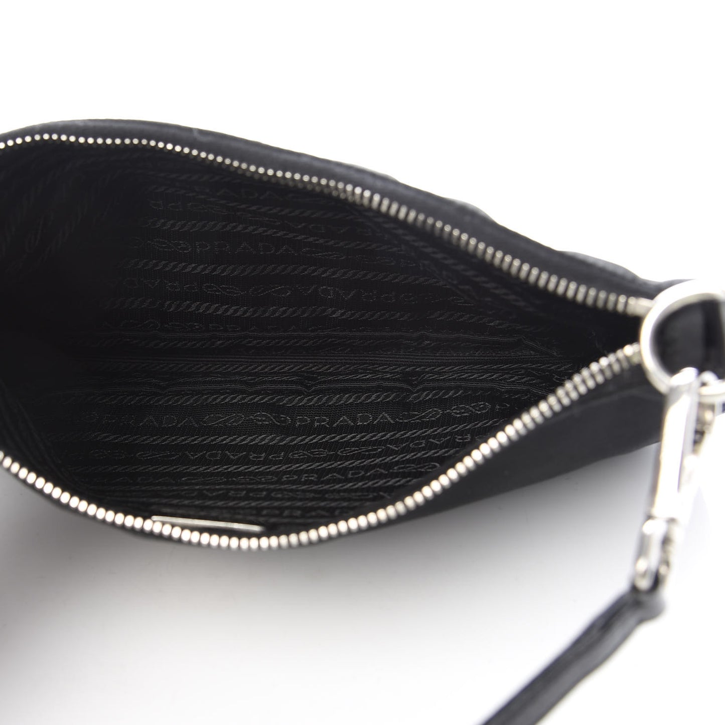 Tessuto Light Nylon Pochette Bag Black