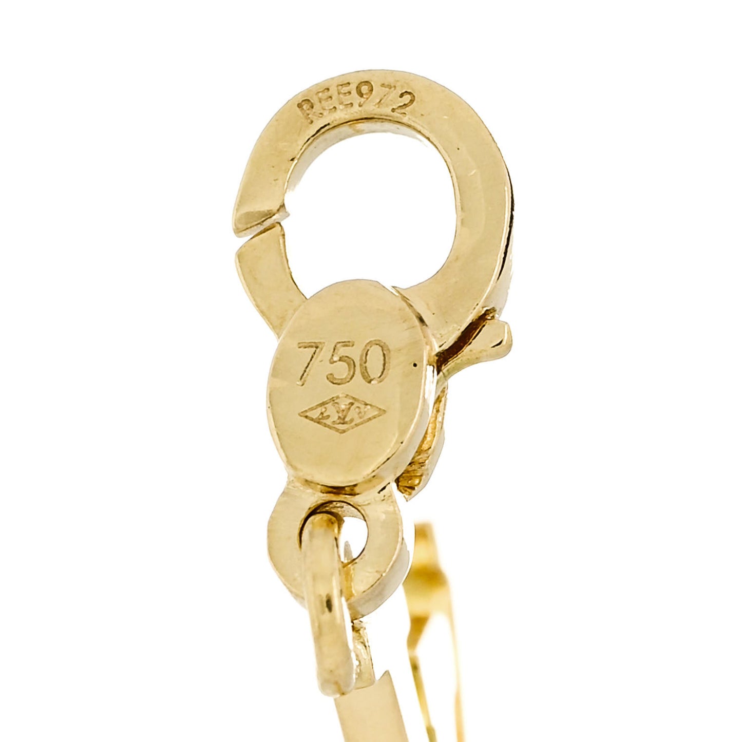18K Yellow Gold LV Initiales Charm