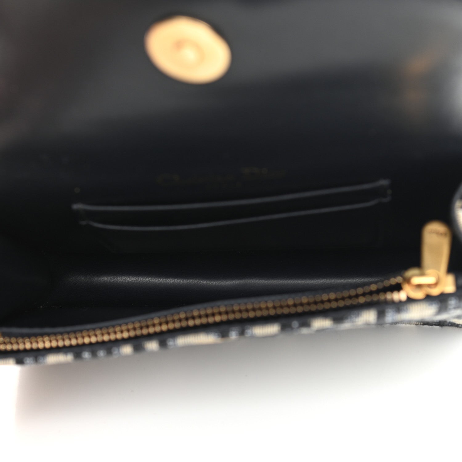 Christian Dior Oblique Saddle Belt Bag Blue 5 of 10
