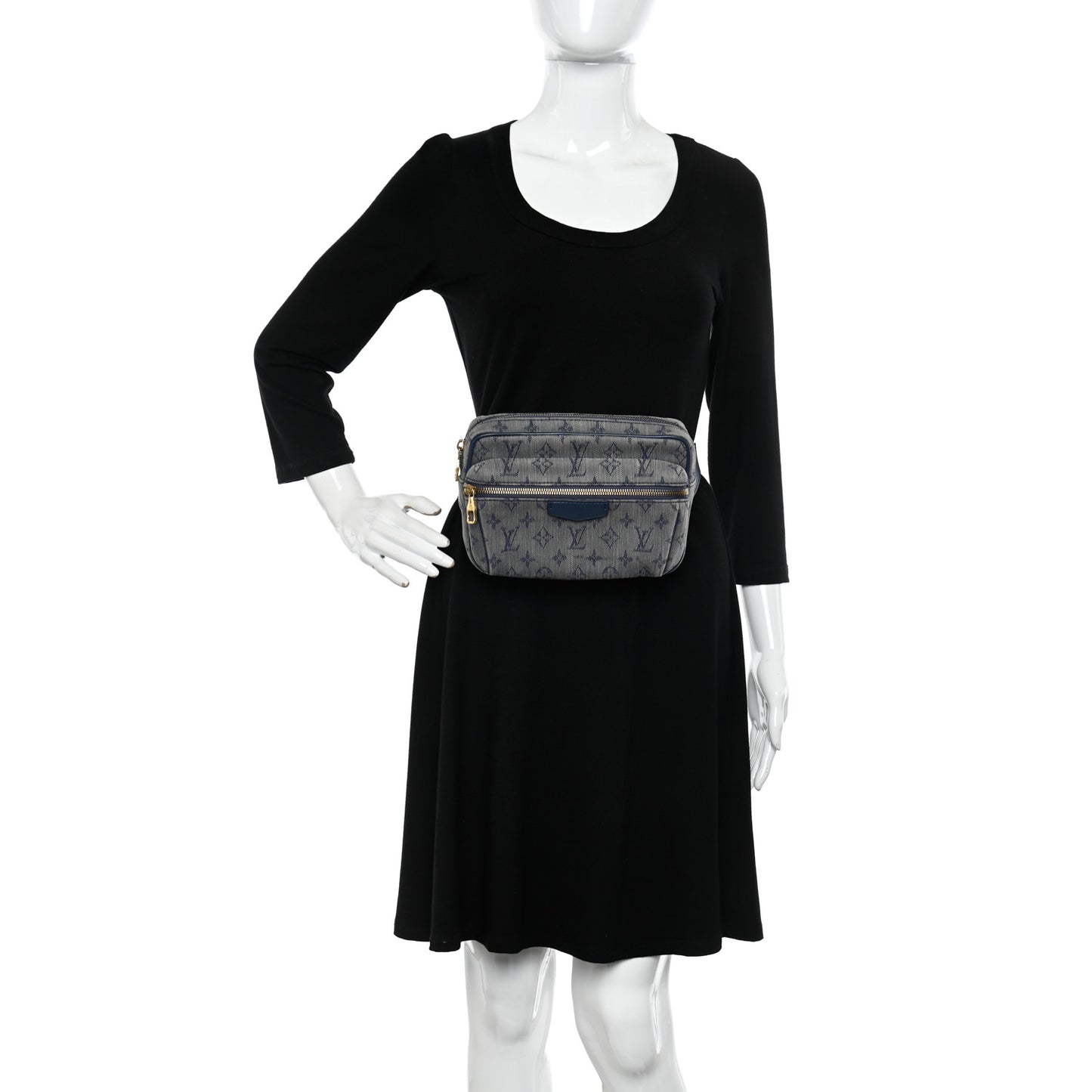 Denim Monogram Outdoor Bumbag Navy