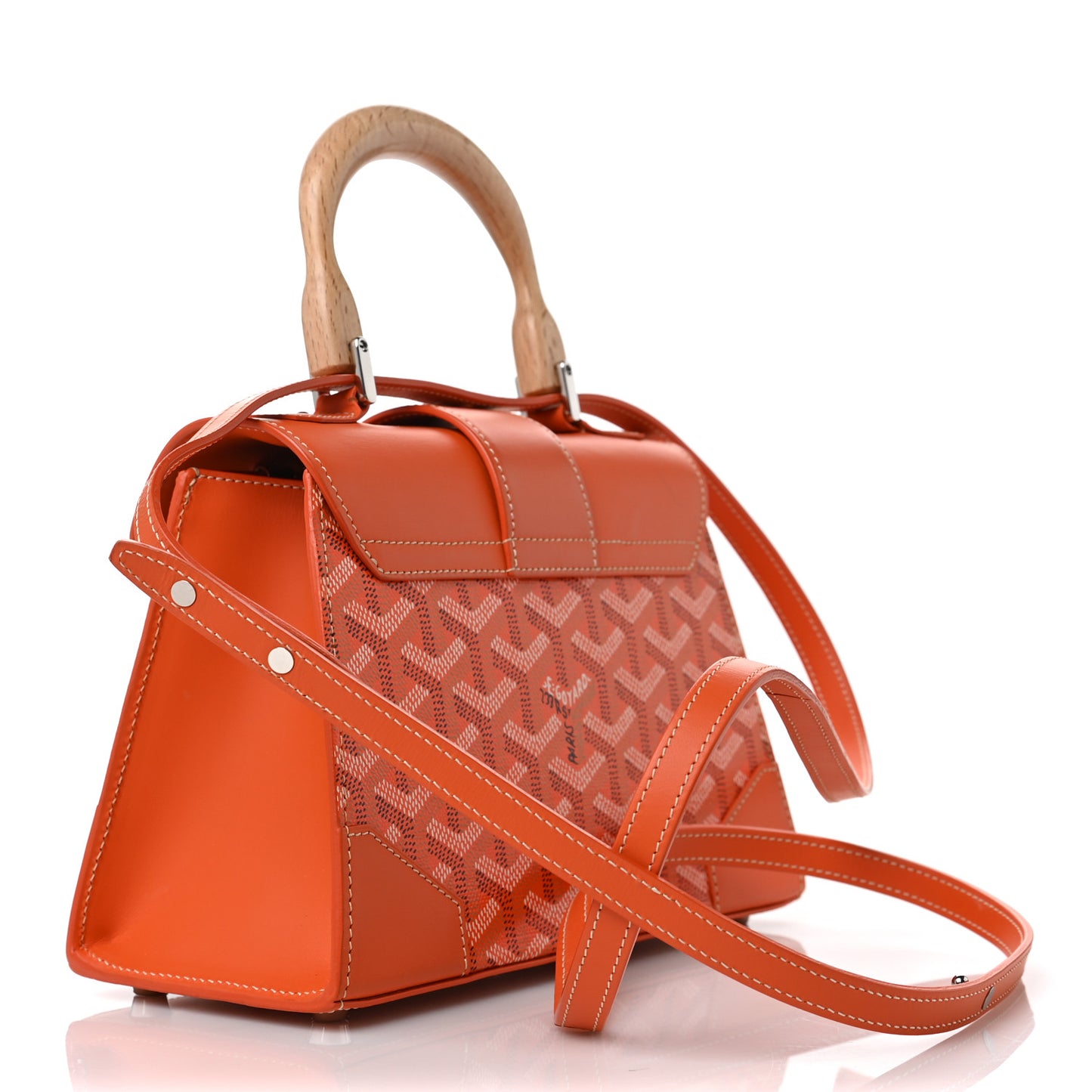 Goyardine Structure Mini Saigon Orange