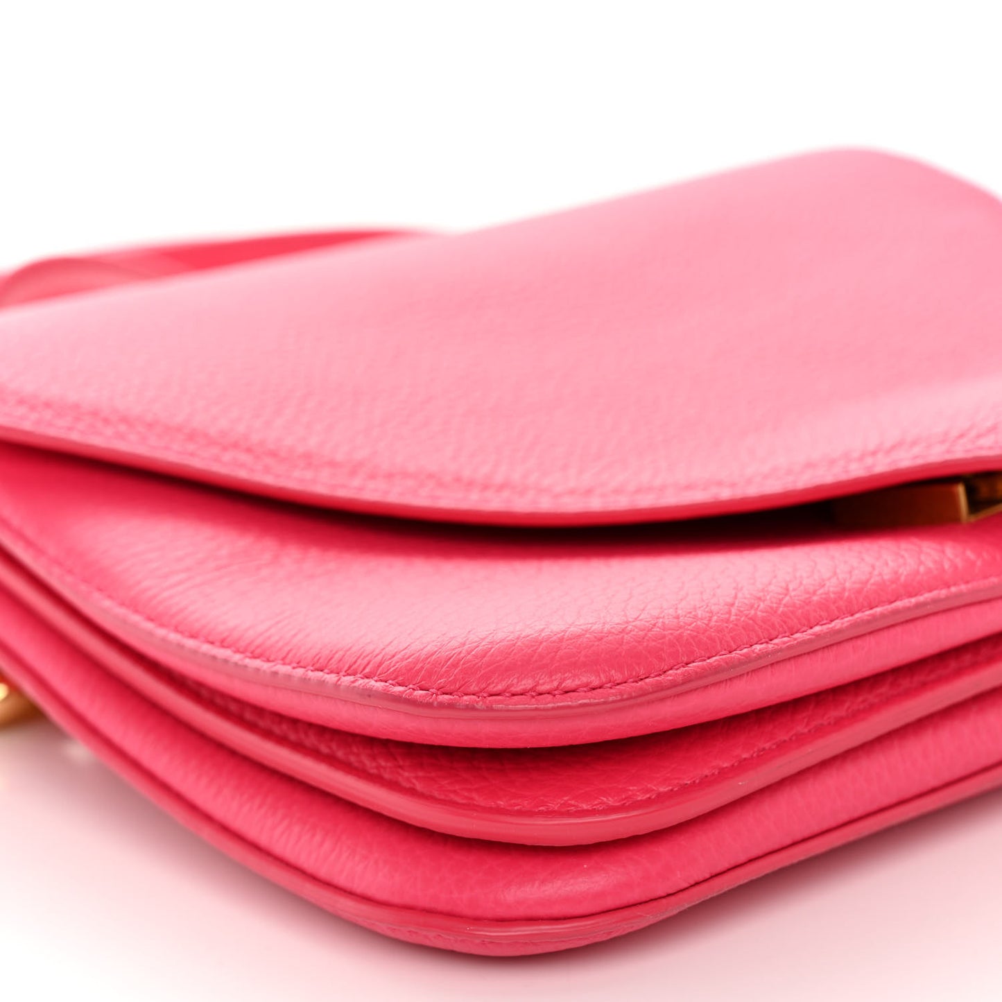 BOTTEGA VENETA Calfskin Mount Envelope Bag Pink