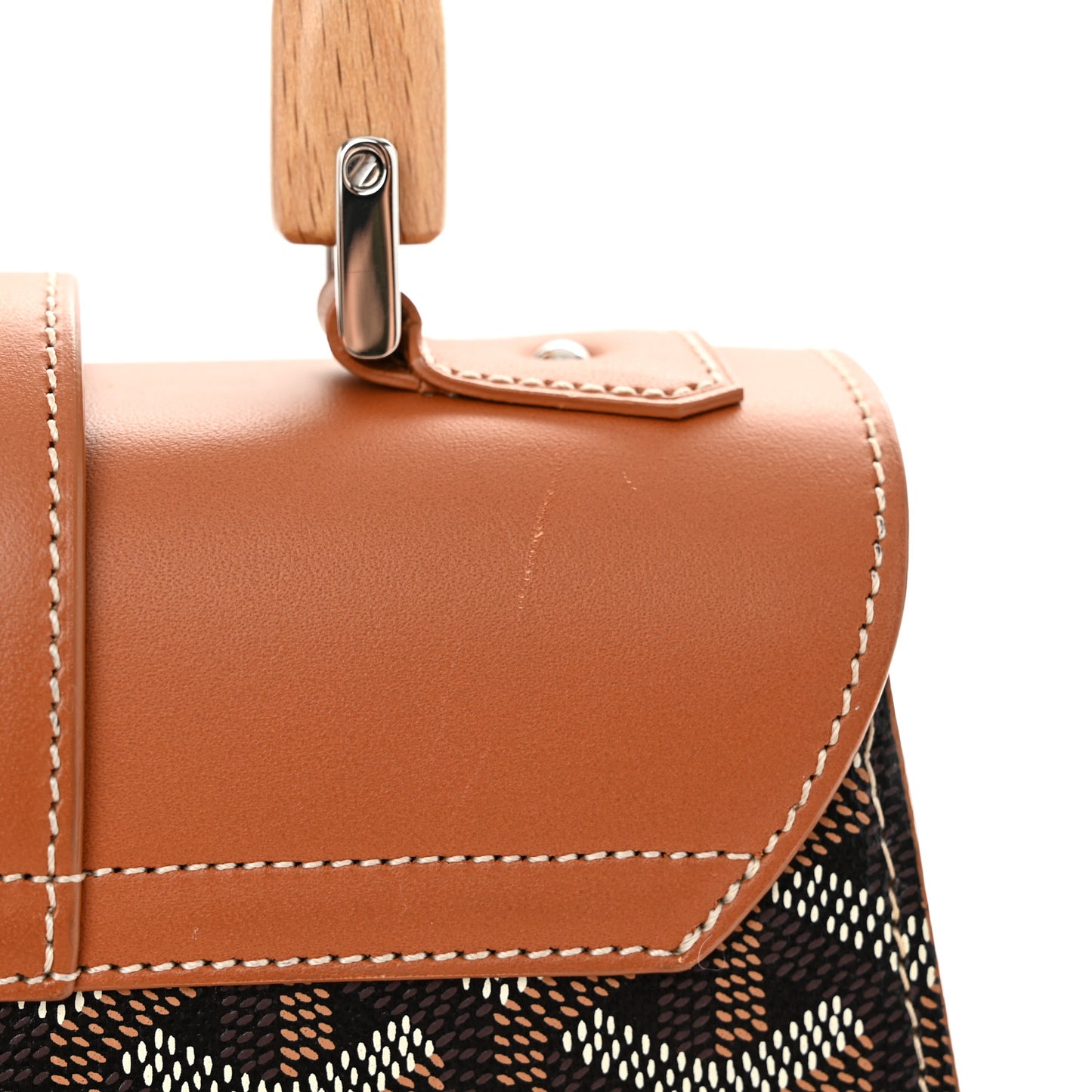 Goyardine Structure Mini Saigon Black Gold