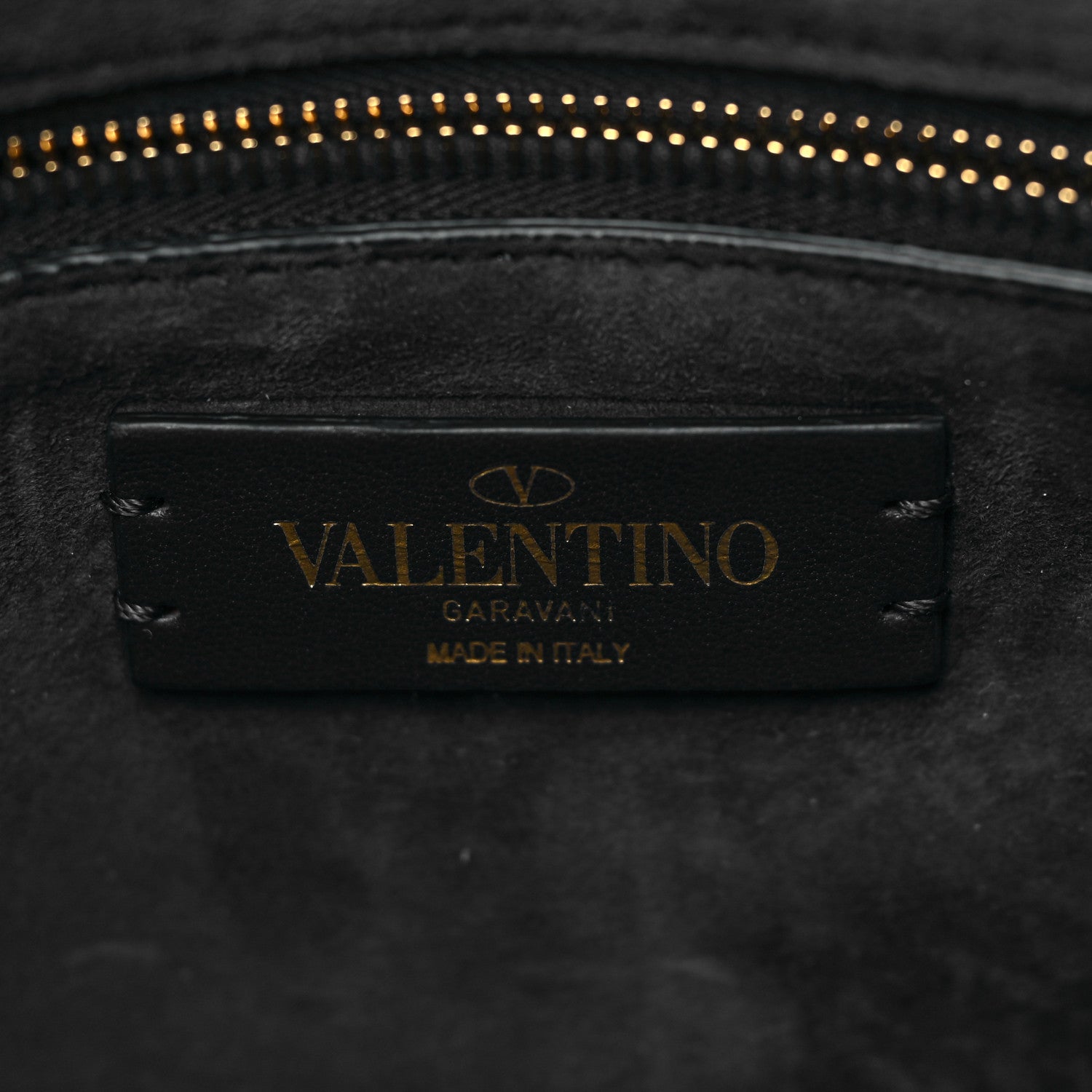 Valentino Garavani Cashmere Medium Roman Stud Shoulder Bag Marine 6 of 8