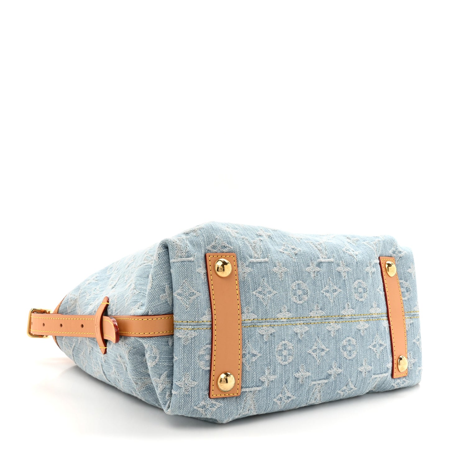 Monogram Denim CarryAll PM Sky Blue