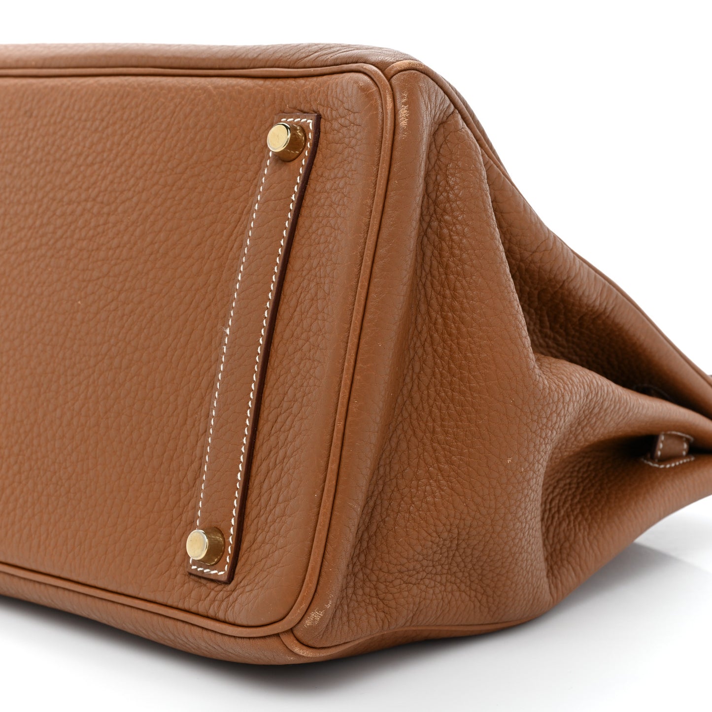 Taurillon Clemence Birkin 35 Gold