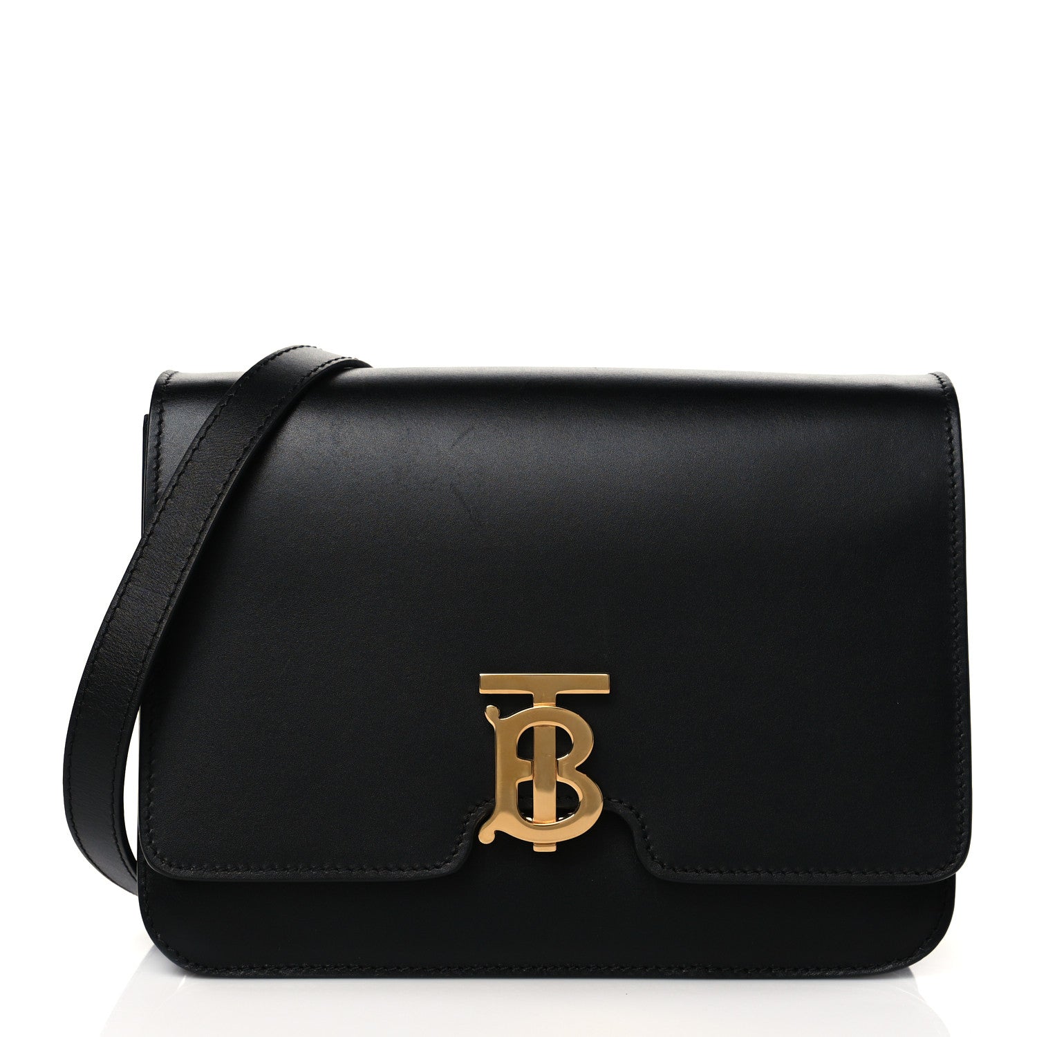 burberry バッグ Burberry Calfskin Medium TB Bag Black 1109149 – FASHIONPHILE