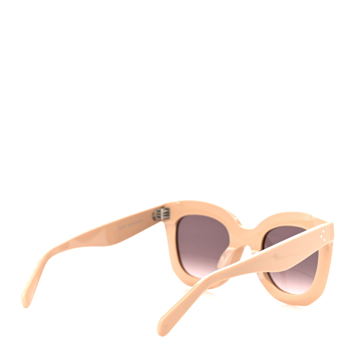 Celine Oversized Round Sunglasses CL4005FN Peach 4 of 6
