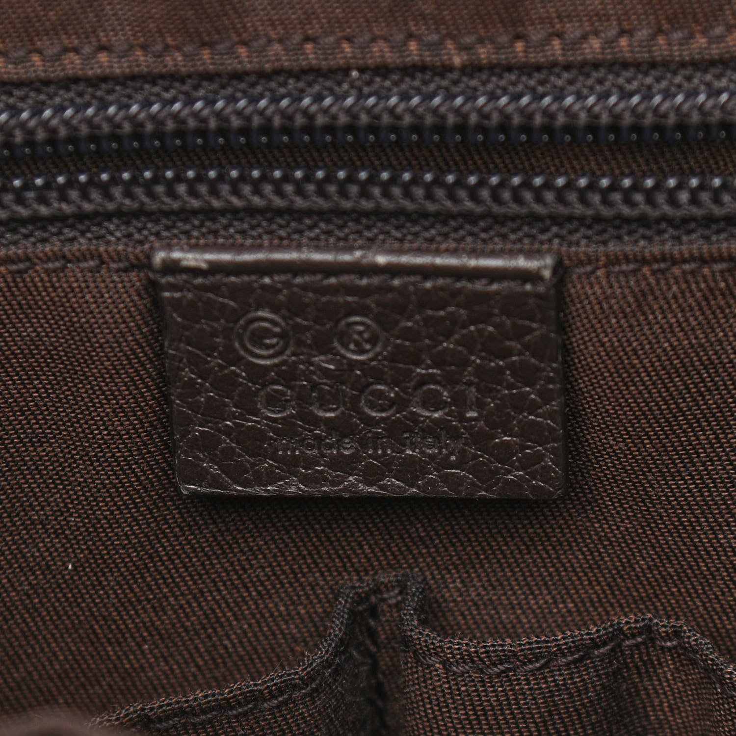 Gucci Monogram Briefcase Dark Brown 6 of 11