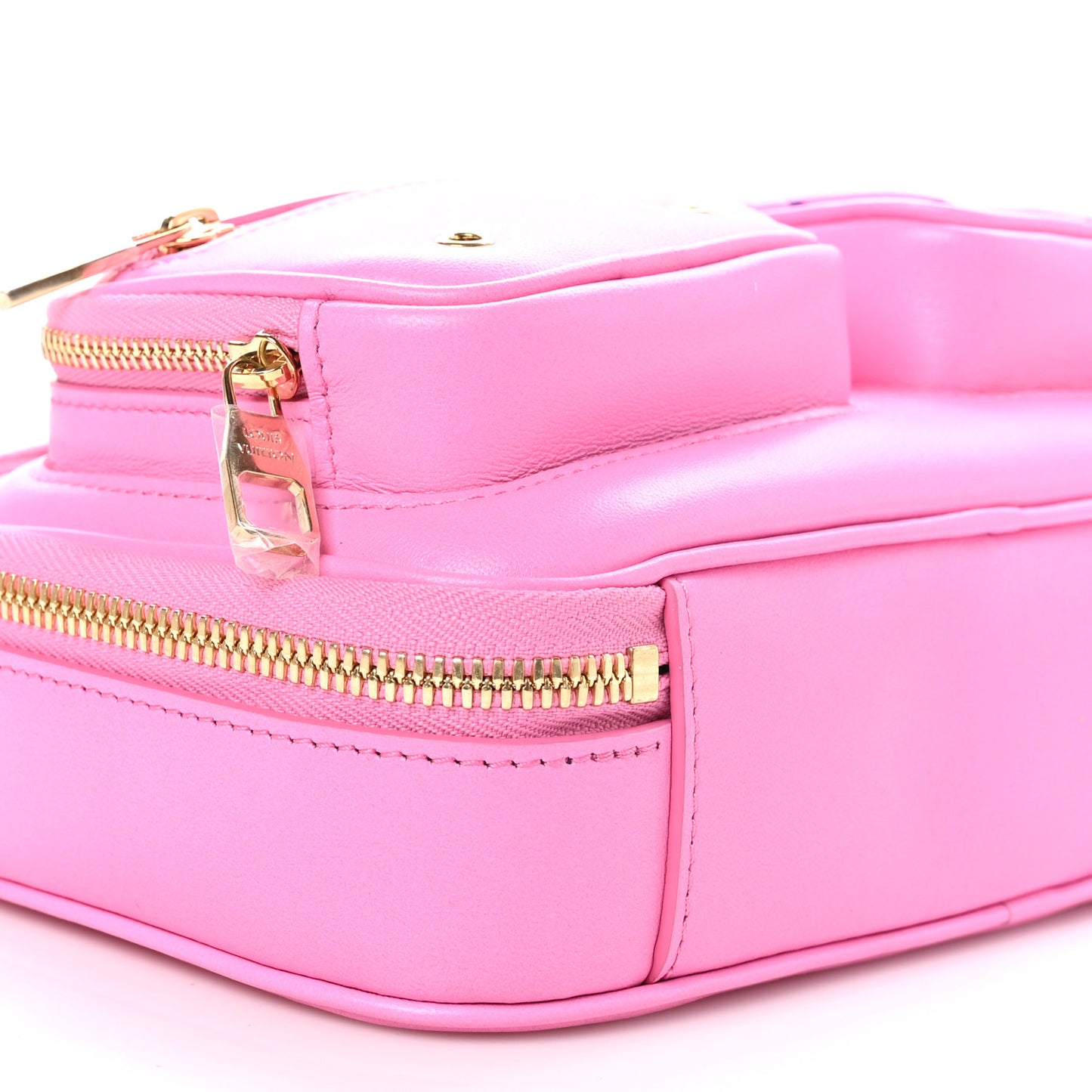 Calfskin Embossed Monogram Vuittamins Utility Crossbody Rose Violet