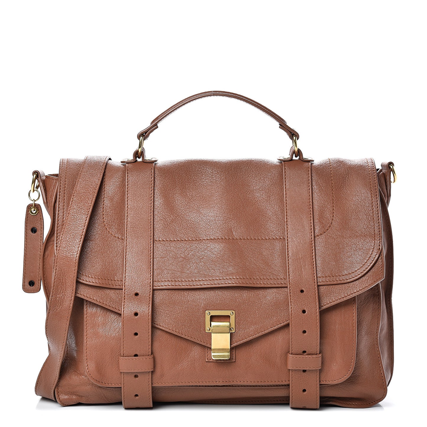 Lambskin Large PS1 Satchel Saddle