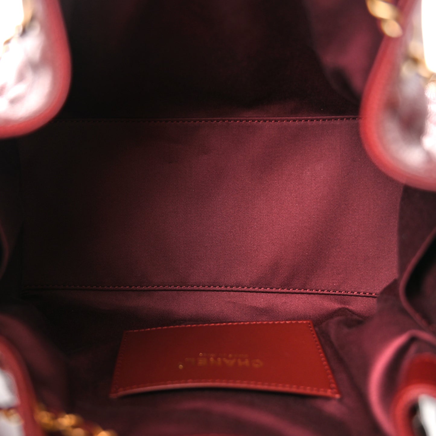 Caviar Quilted Small Chanel 25 Handbag Burgundy