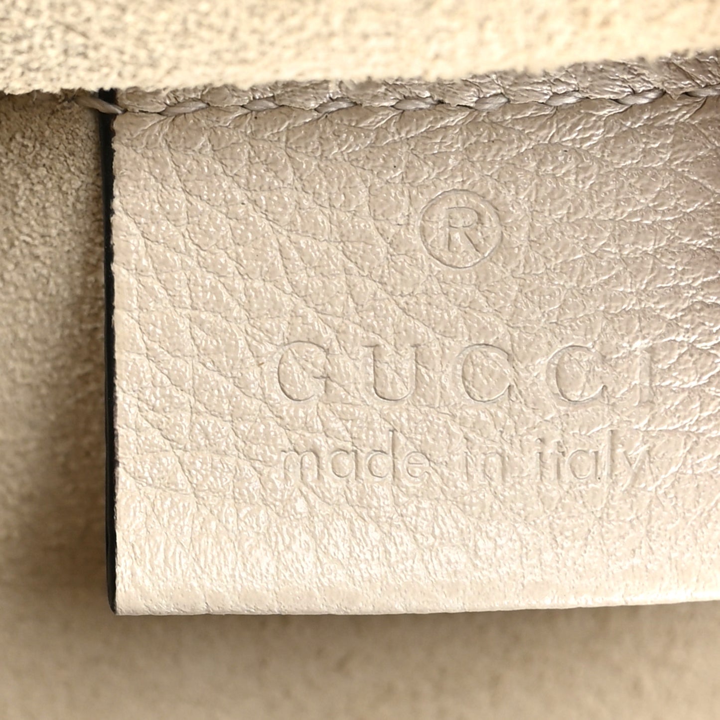 Pebbled Calfskin Medium Logo Portfolio Clutch White
