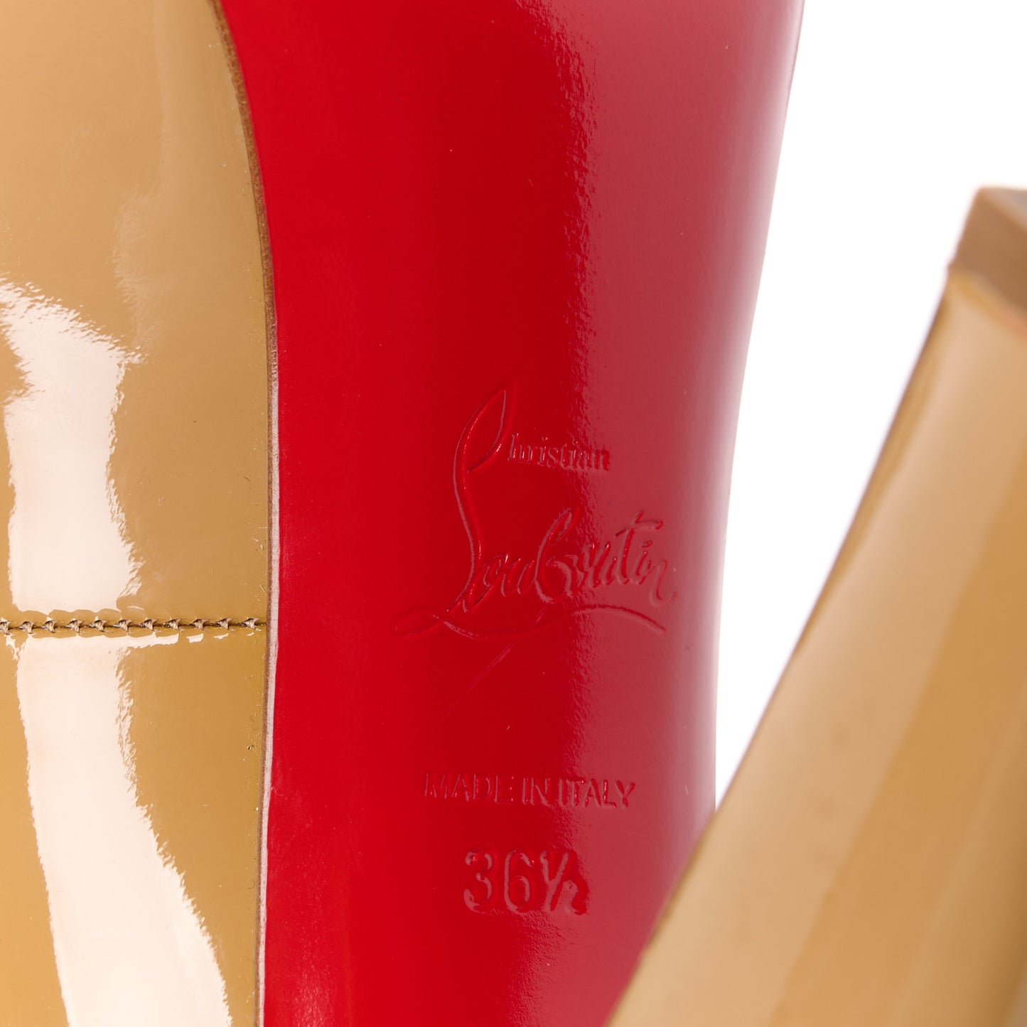 Patent Gabin 140 Pumps 36.5 Camel