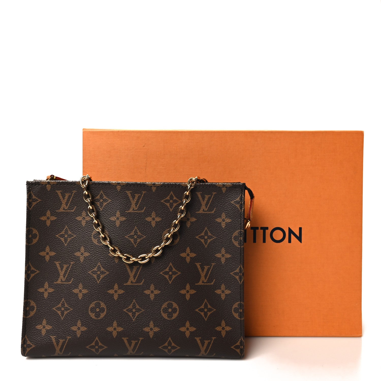 Louis Vuitton Monogram Toiletry Pouch On Chain 10 of 10