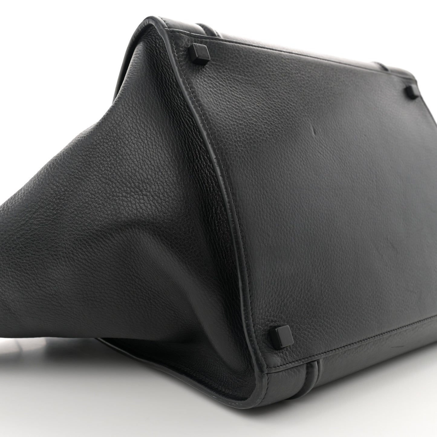 Supple Calfskin Medium Phantom Luggage Black