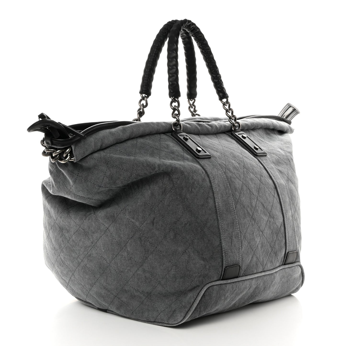 Canvas CC Cocoon Travel Tote Grey Black