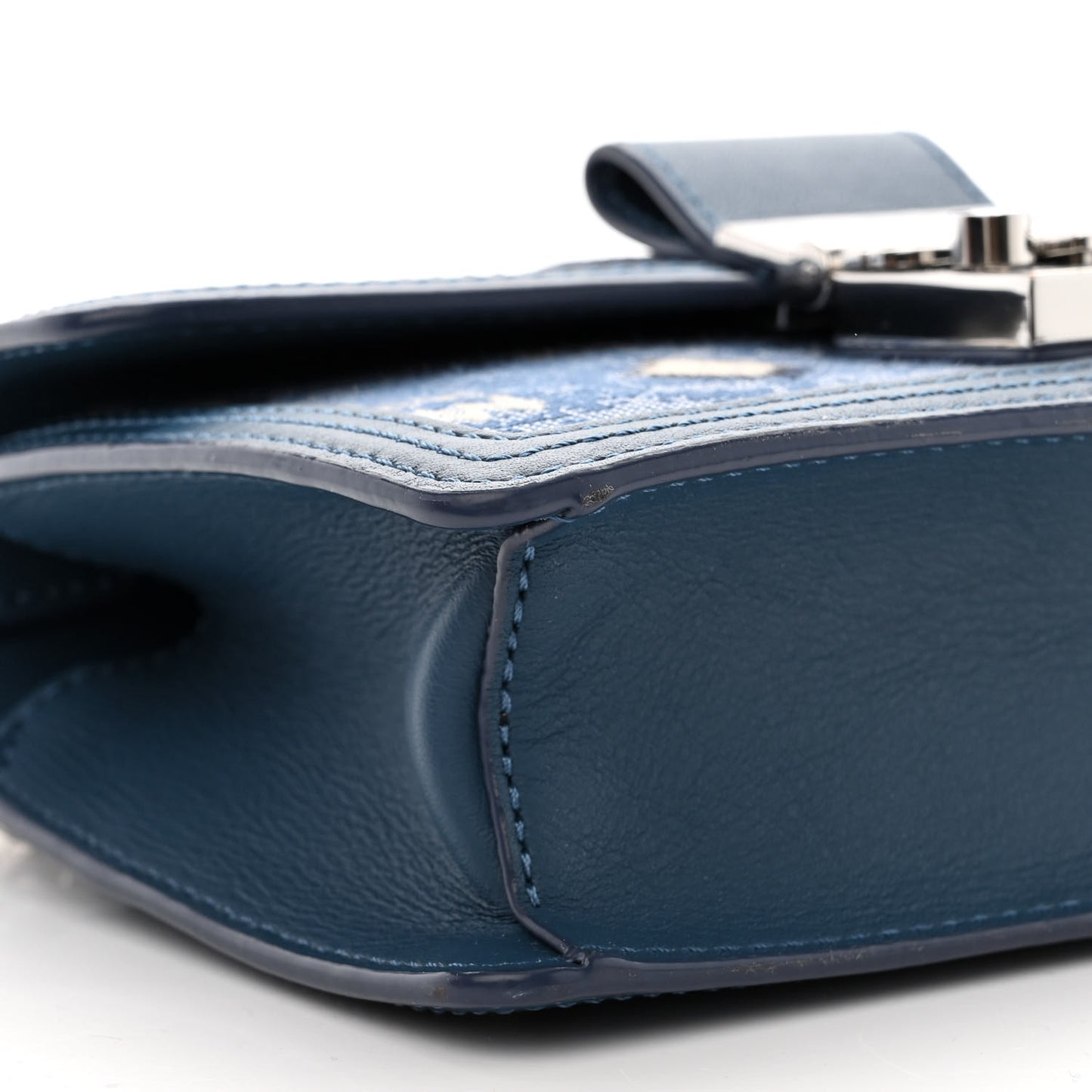 Vintage Jacquard Monogram Mini Tracy Crossbody Blue