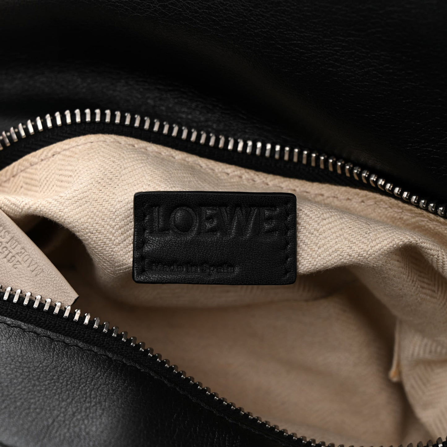 Calfskin Medium Puzzle Bag Black