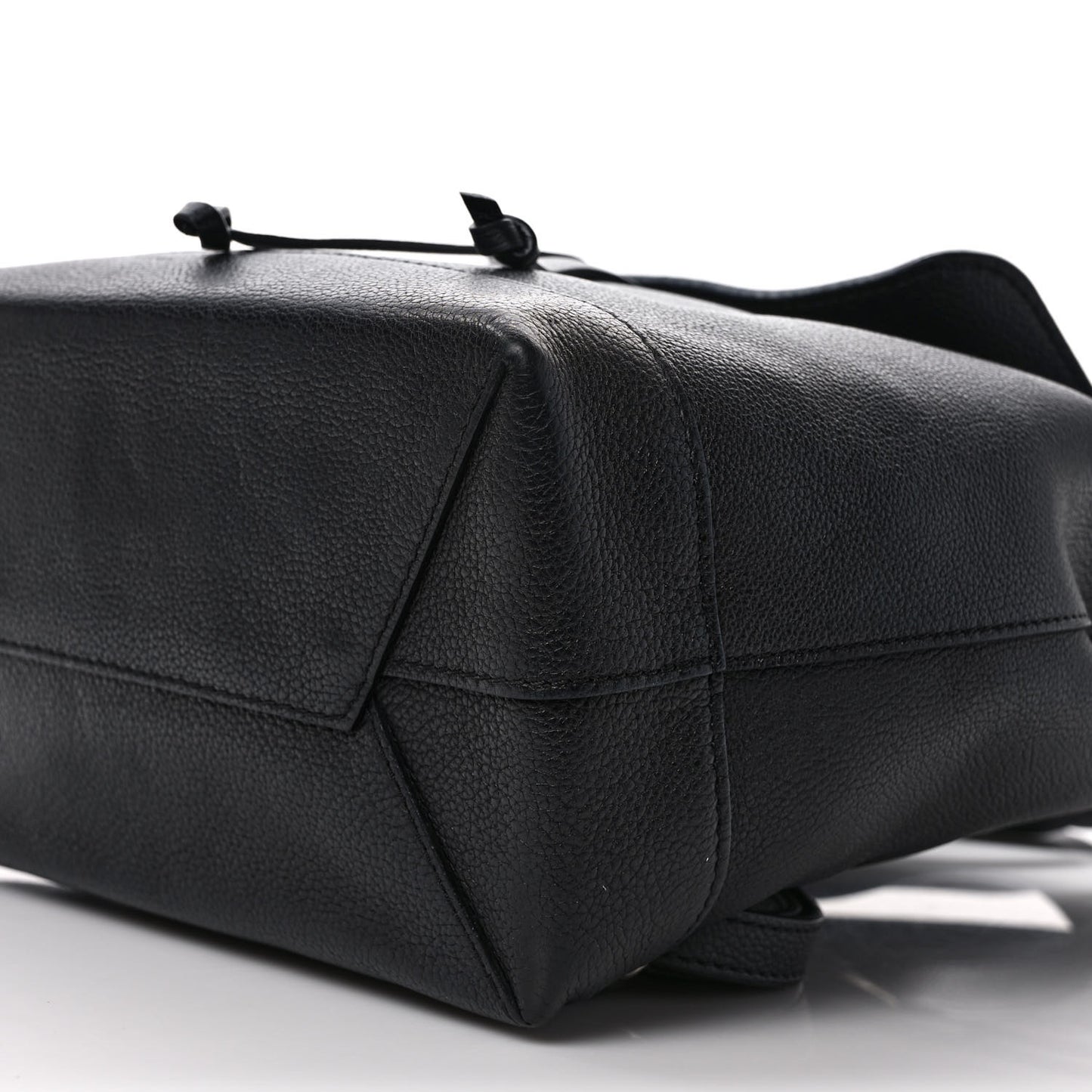 Calfskin Lockme Backpack Black