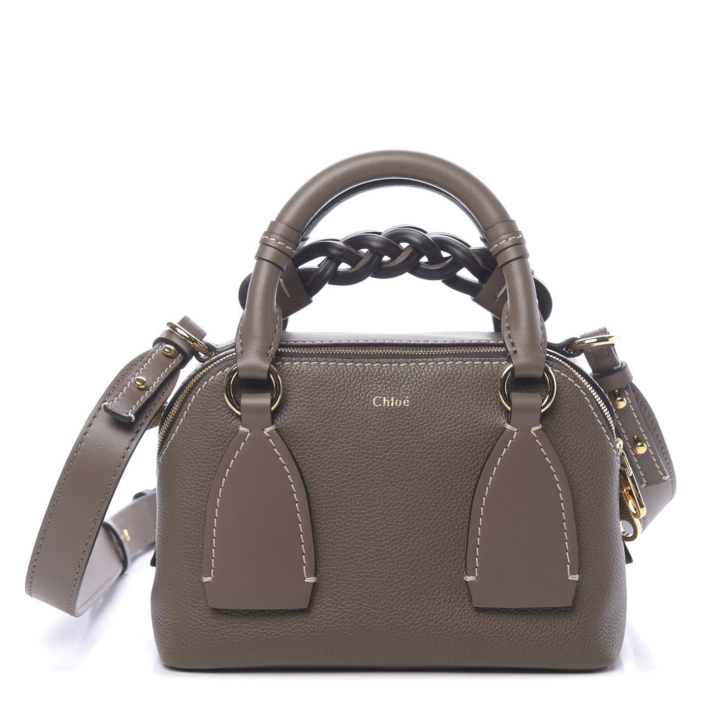 Calfskin Small Daria Army Green