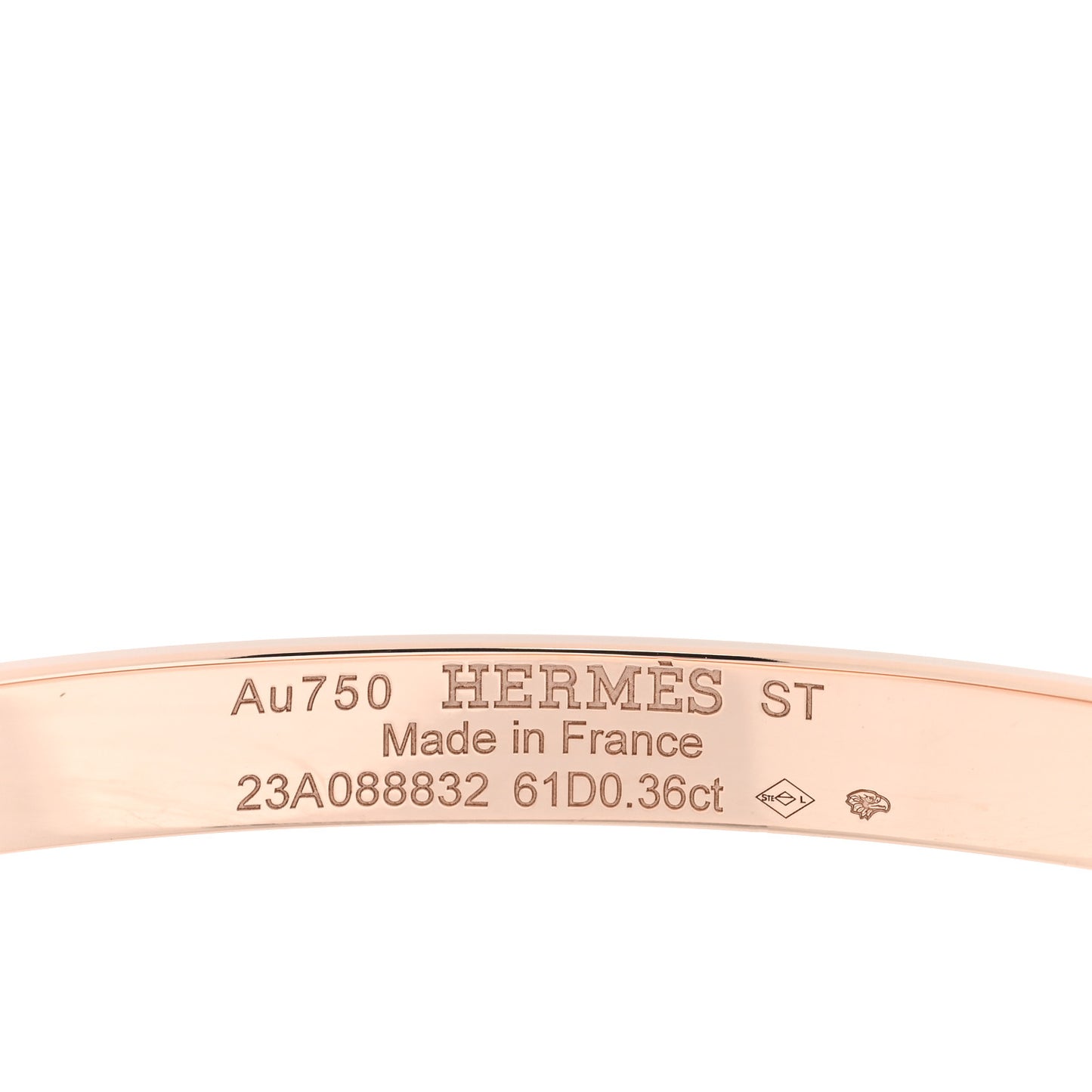 18K Rose Gold Diamond PM Kelly Pave Bracelet ST