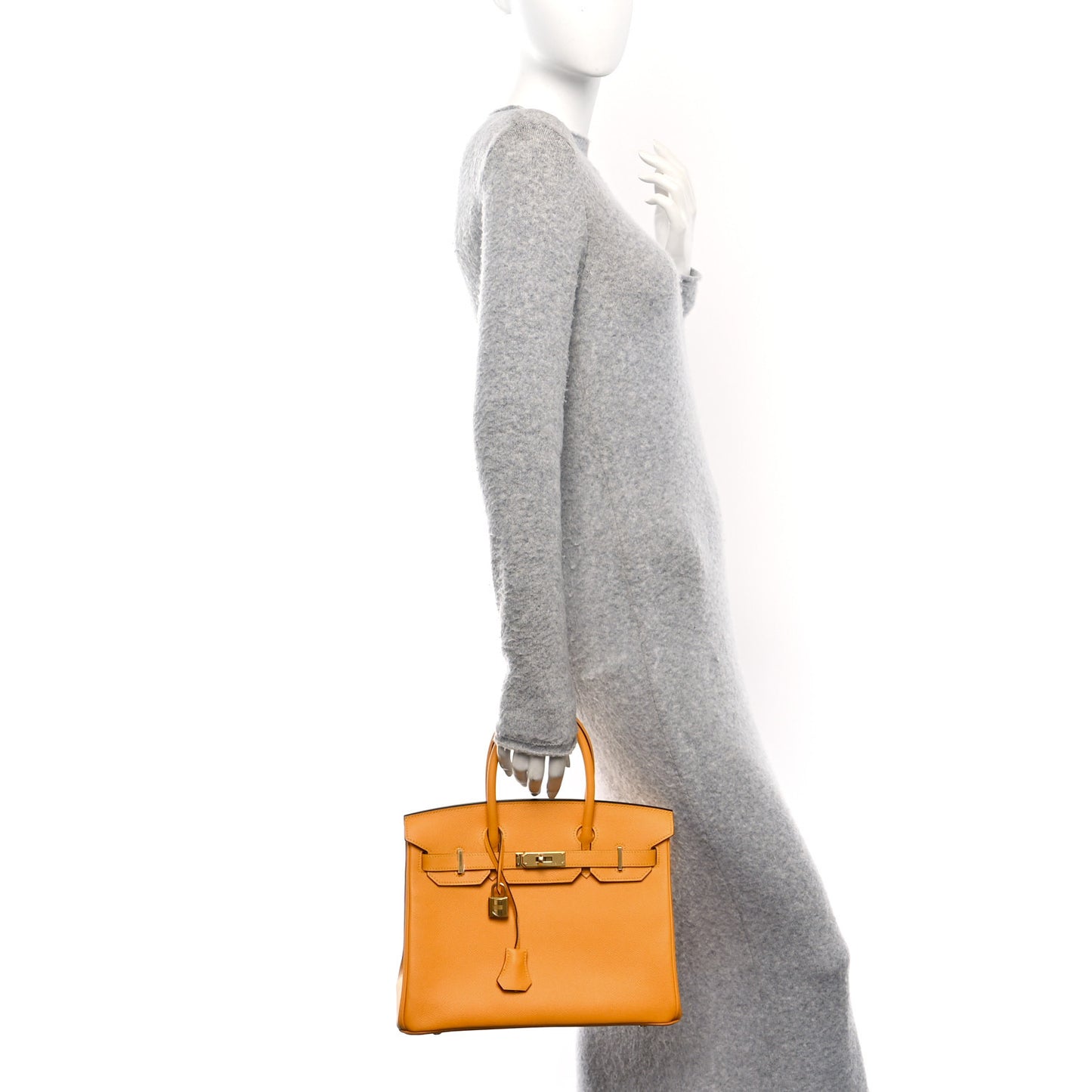 Epsom Horseshoe Birkin 30 Jaune D'Or