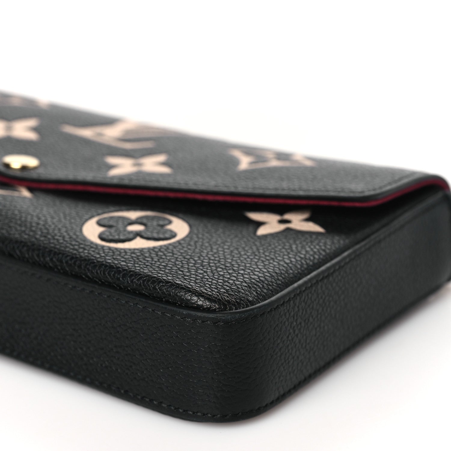 Louis Vuitton Empreinte Monogram Giant Felicie Pochette Black Beige 9 of 9