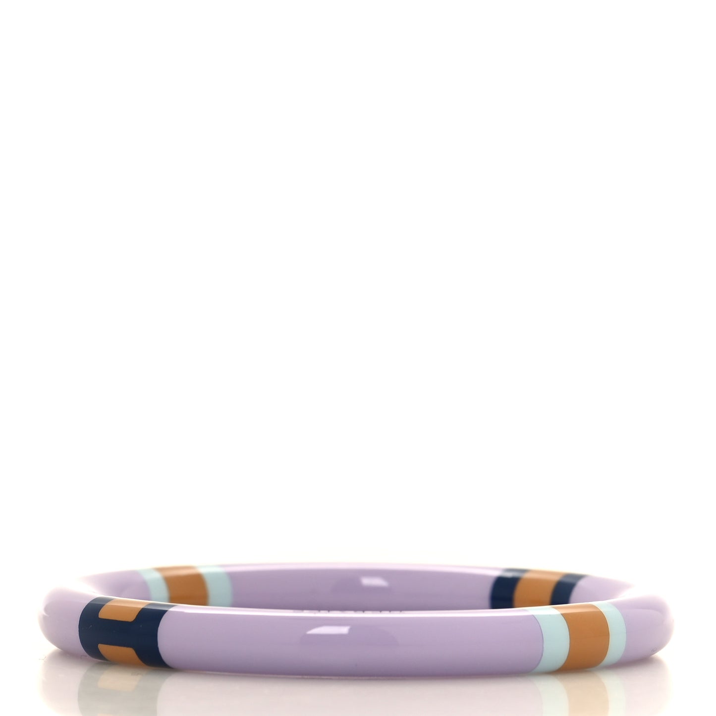 Lacquered Wood H Equipe PM Bangle Bracelet T1