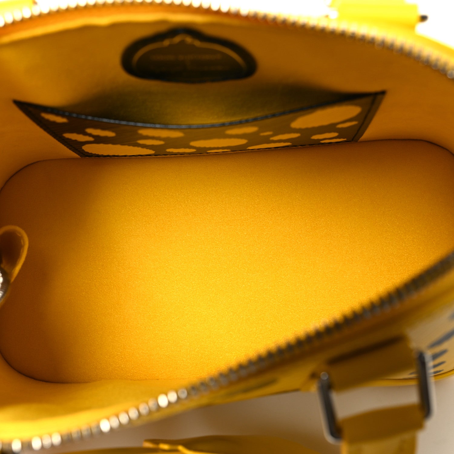 Louis Vuitton LV X YK Epi Alma BB Yellow Black 5 of 10