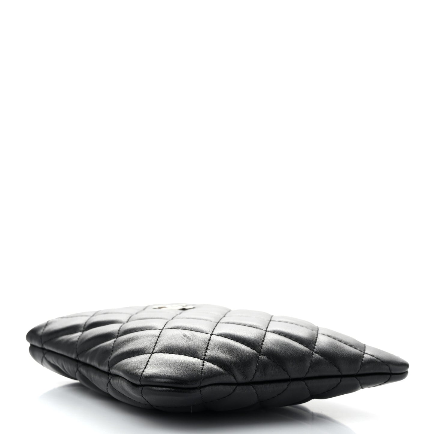 Calfskin Quilted Crossbody Bag Black