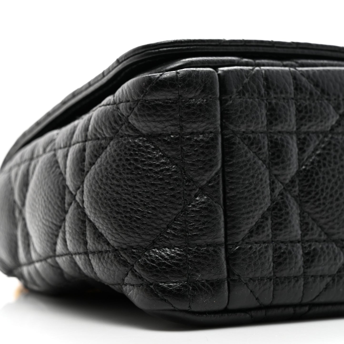 Calfskin Cannage Small Caro Bag Black