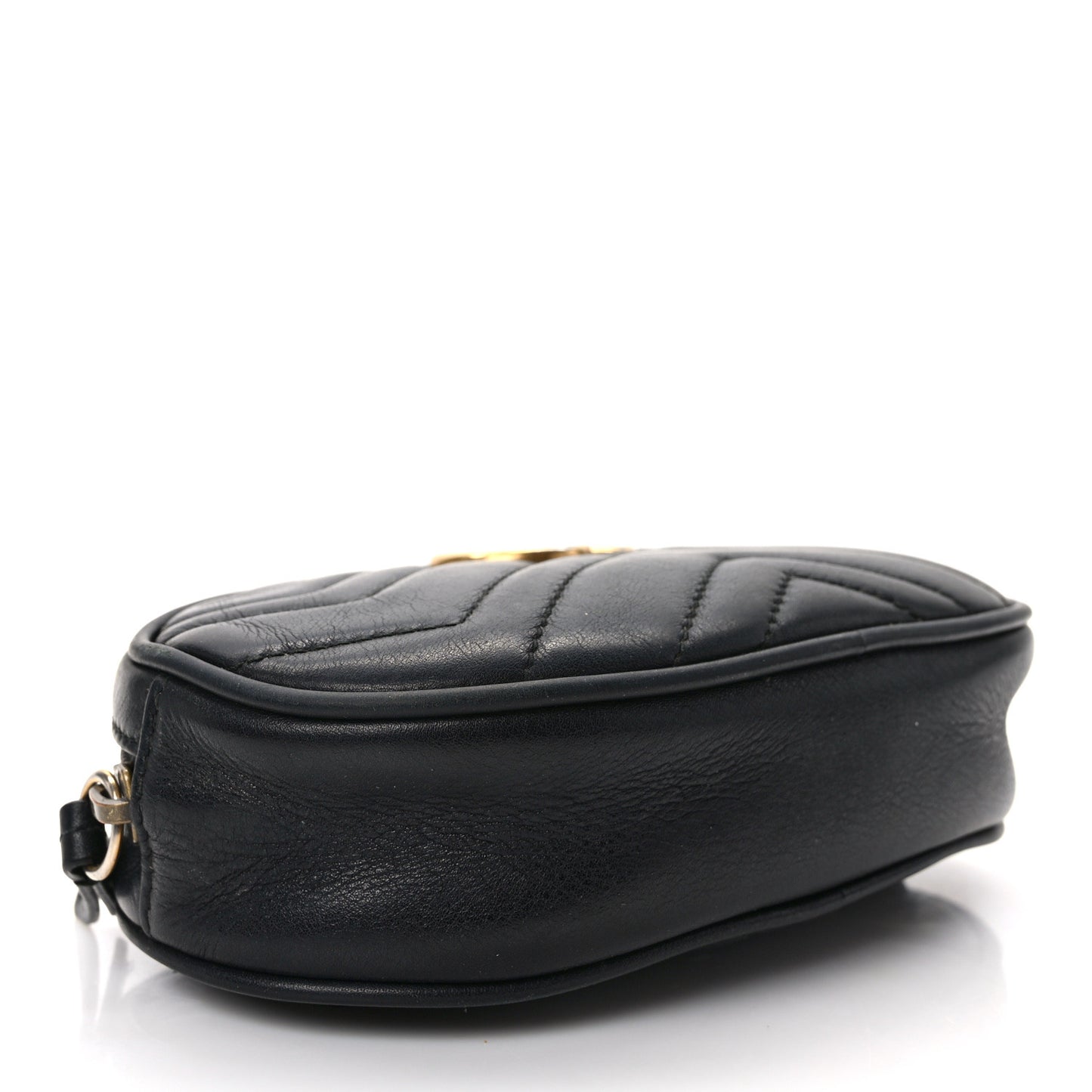 Calfskin Matelasse GG Marmont Belt Bag 85 34 Black
