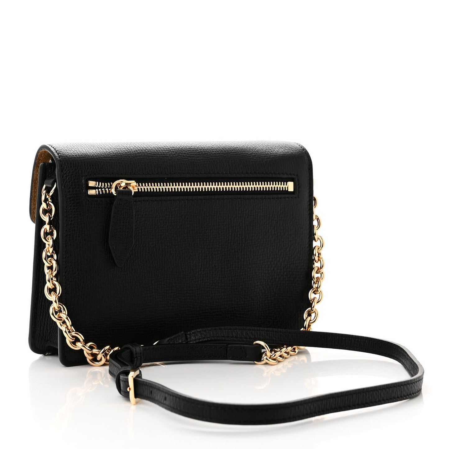 Derby Calfskin House Check Baby Macken Crossbody Bag Black