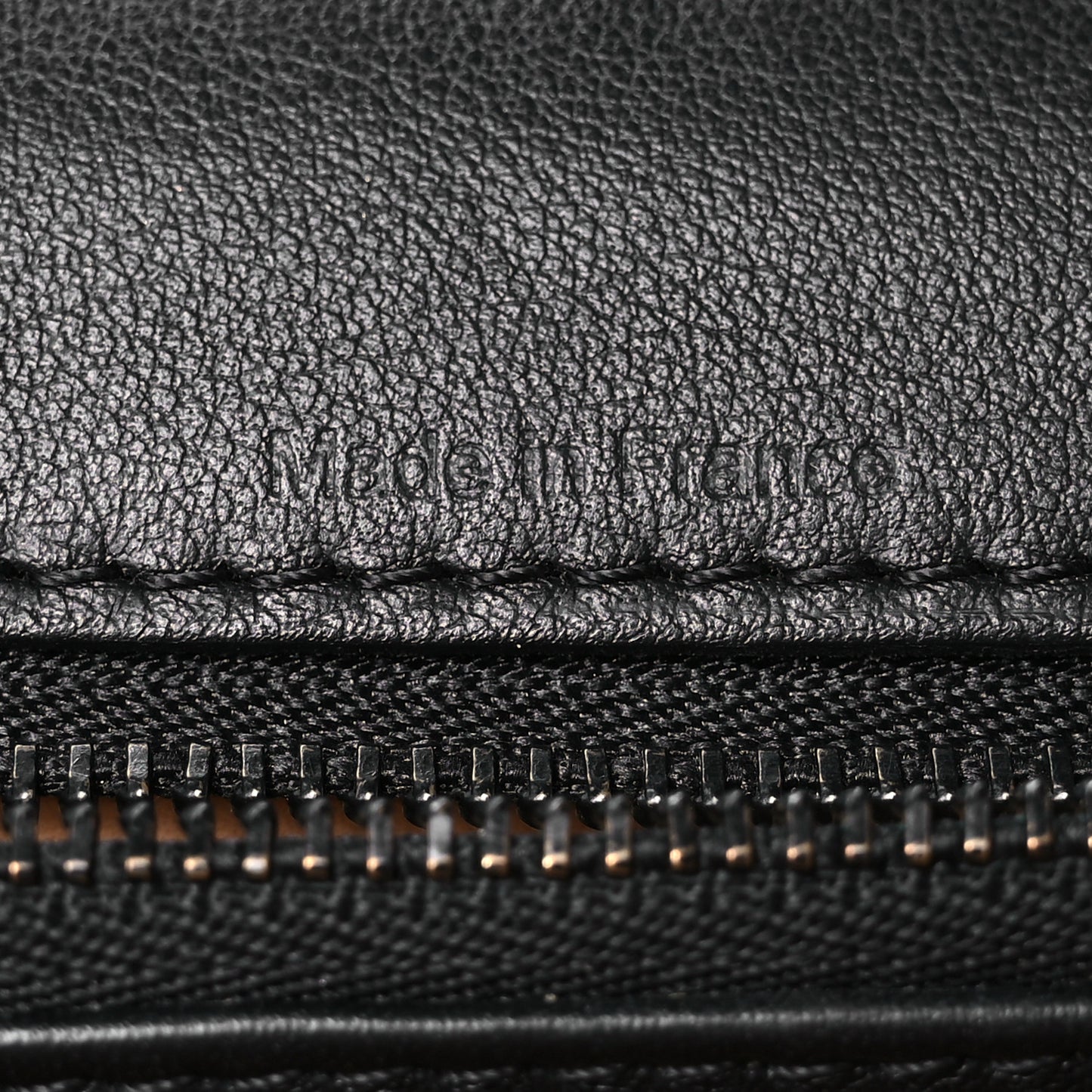 Calfskin MM Tempete Satchel Black
