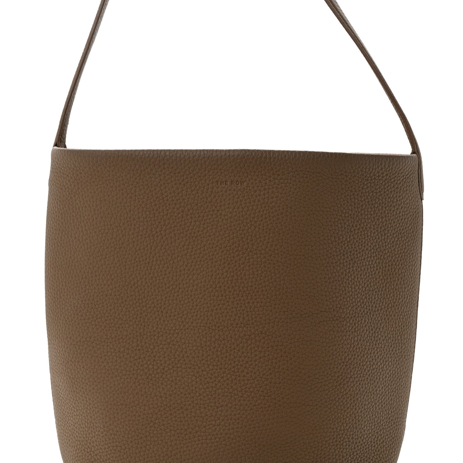 The Row Grained Calfskin Medium N/S Park Tote Taupe 8 of 10