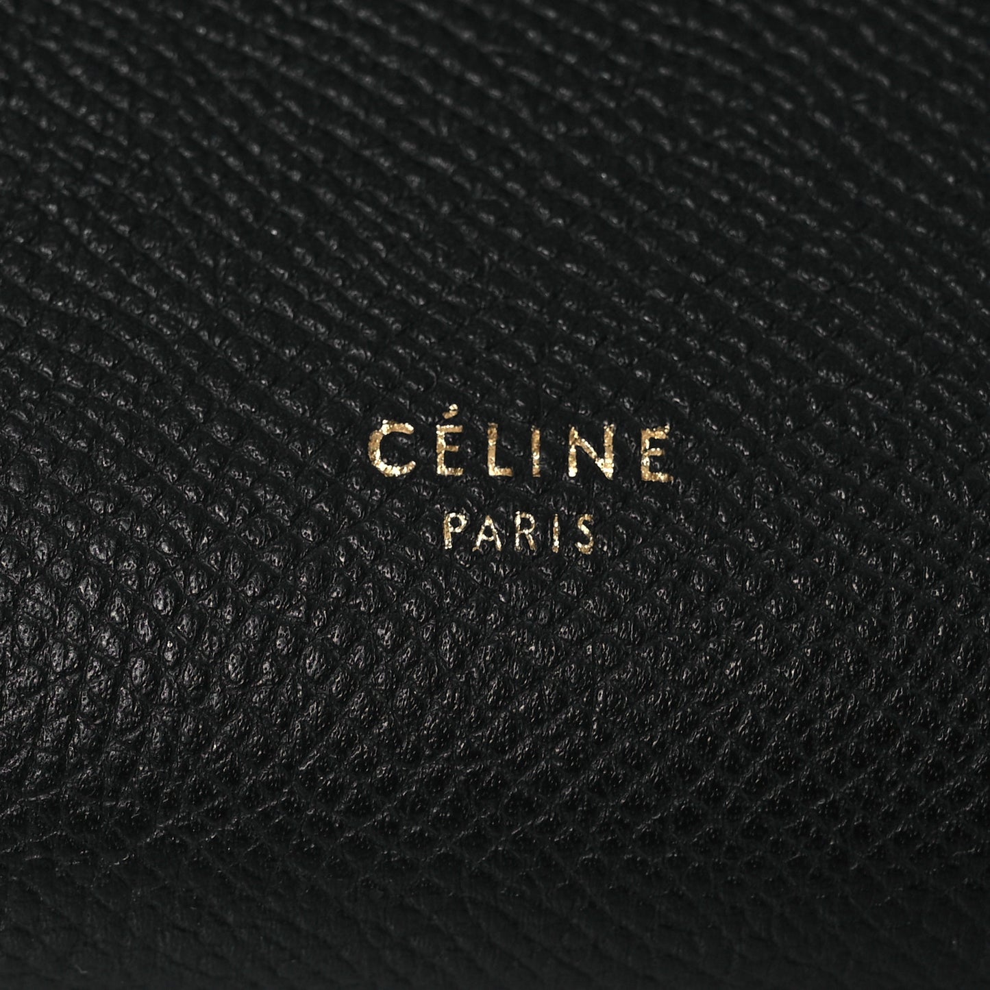 Grained Calfskin Mini Belt Bag Black