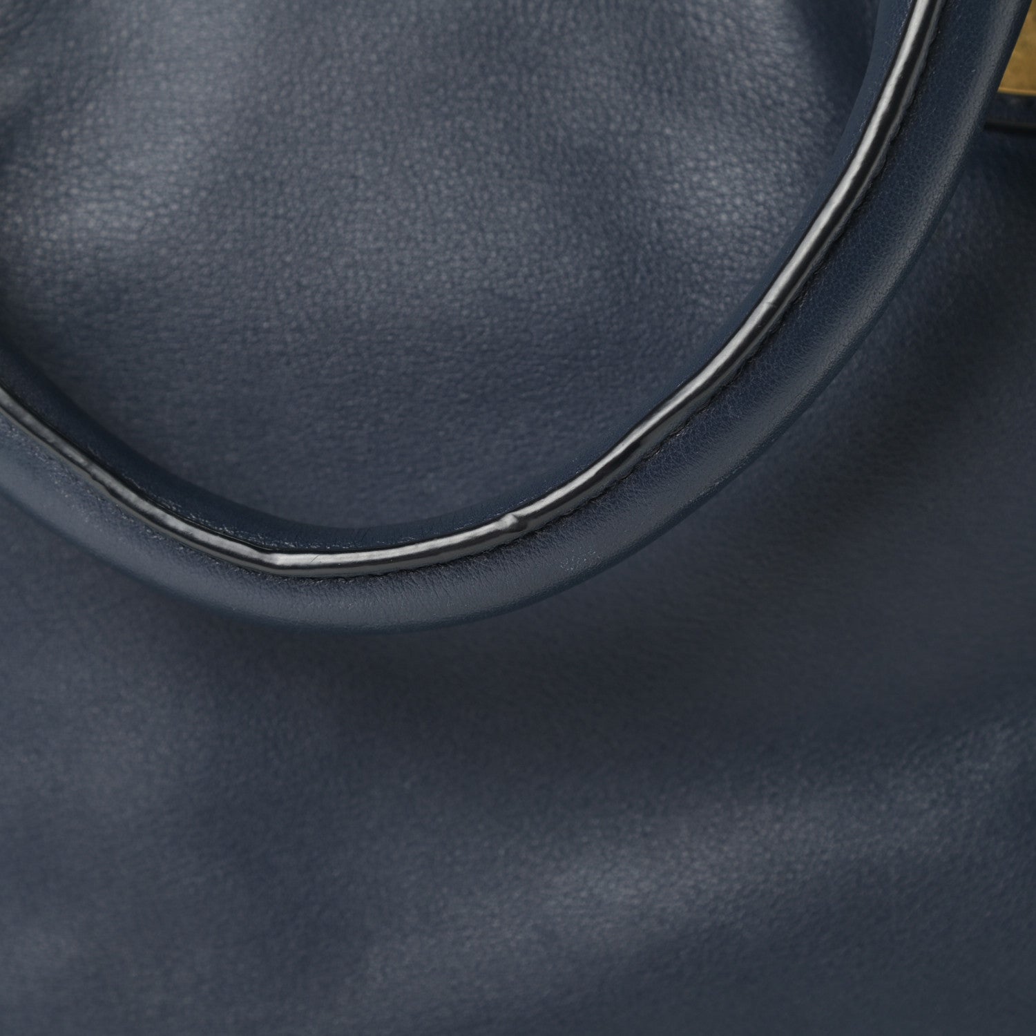 Prada Soft Calfskin Shopping Tote Navy 12 of 14