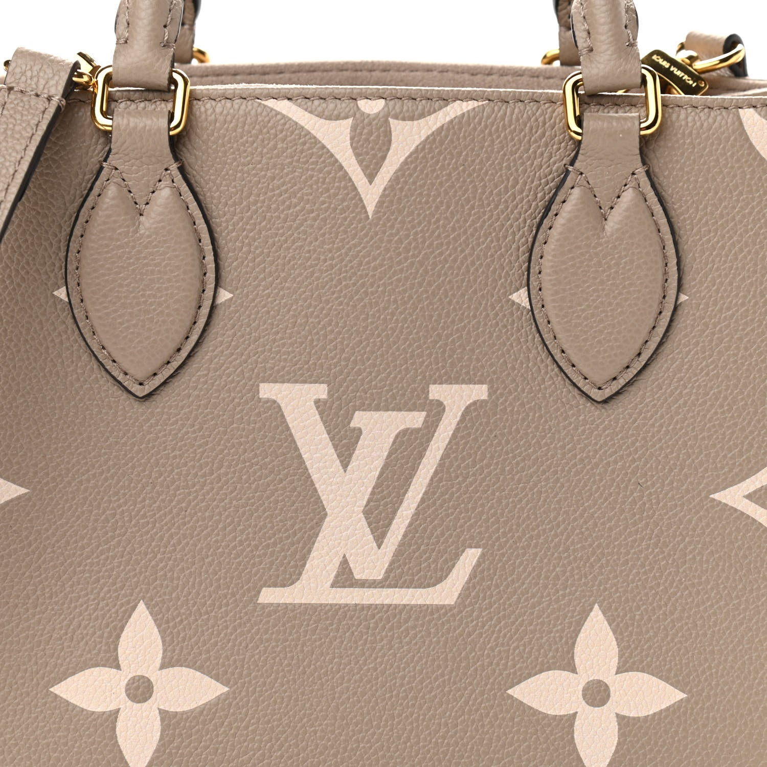 Louis Vuitton Empreinte Monogram Giant Onthego PM Tourterelle Creme 8 of 10