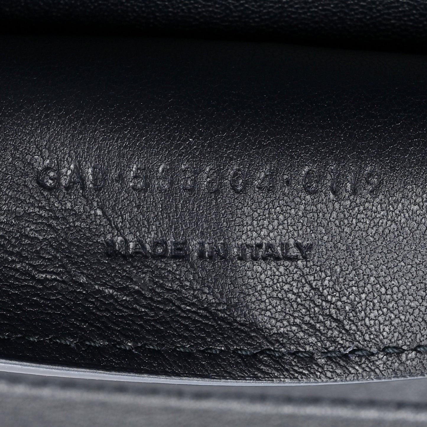 SAINT LAURENT Smooth Calfskin Suede Medium Reversible Monogram Kate Satchel Navy