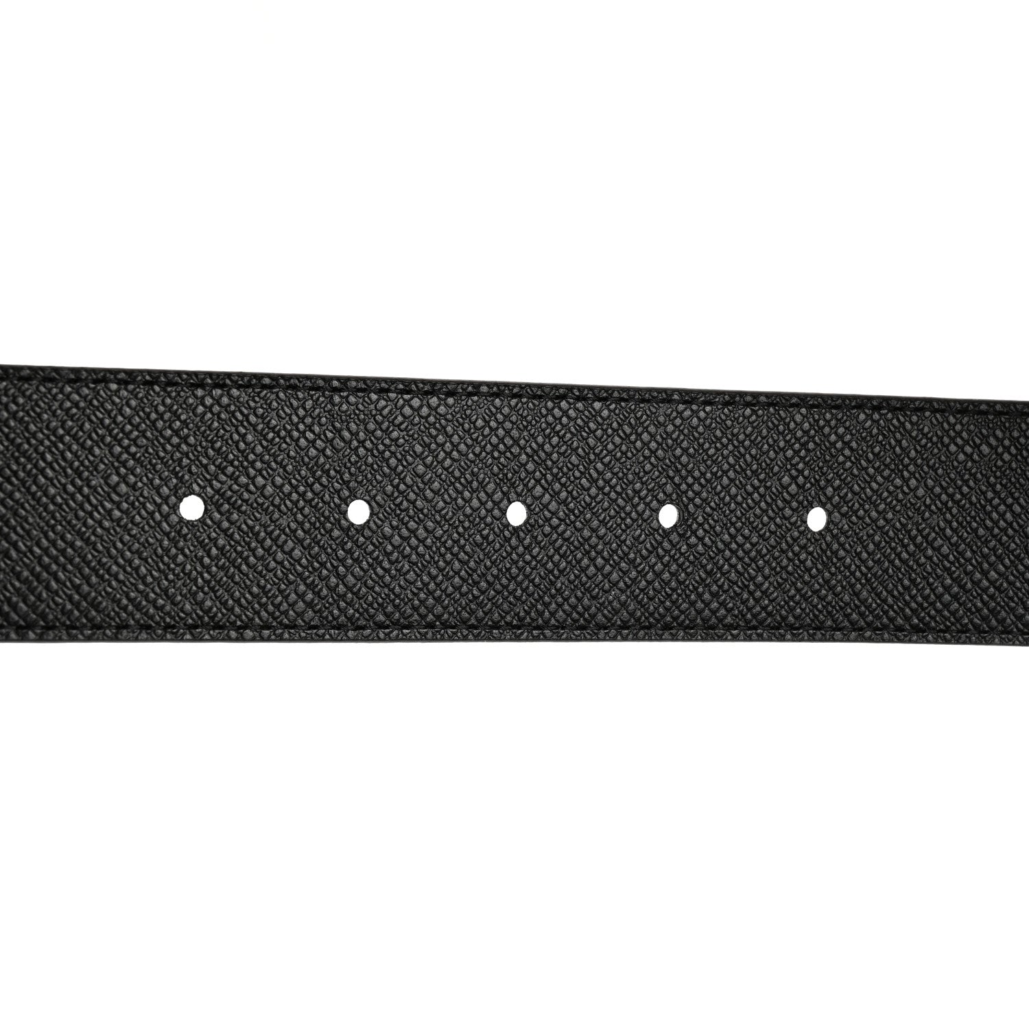 Louis Vuitton Monogram Eclipse Taigarama 40mm LV Initiales Reversible Belt 110 44 Black 7 of 7