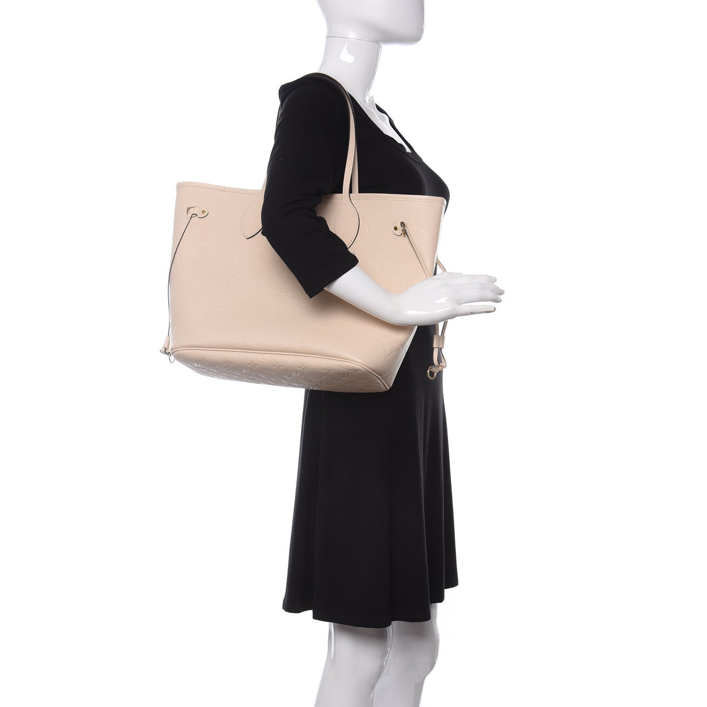 Empreinte Monogram Giant Neverfull MM Cream