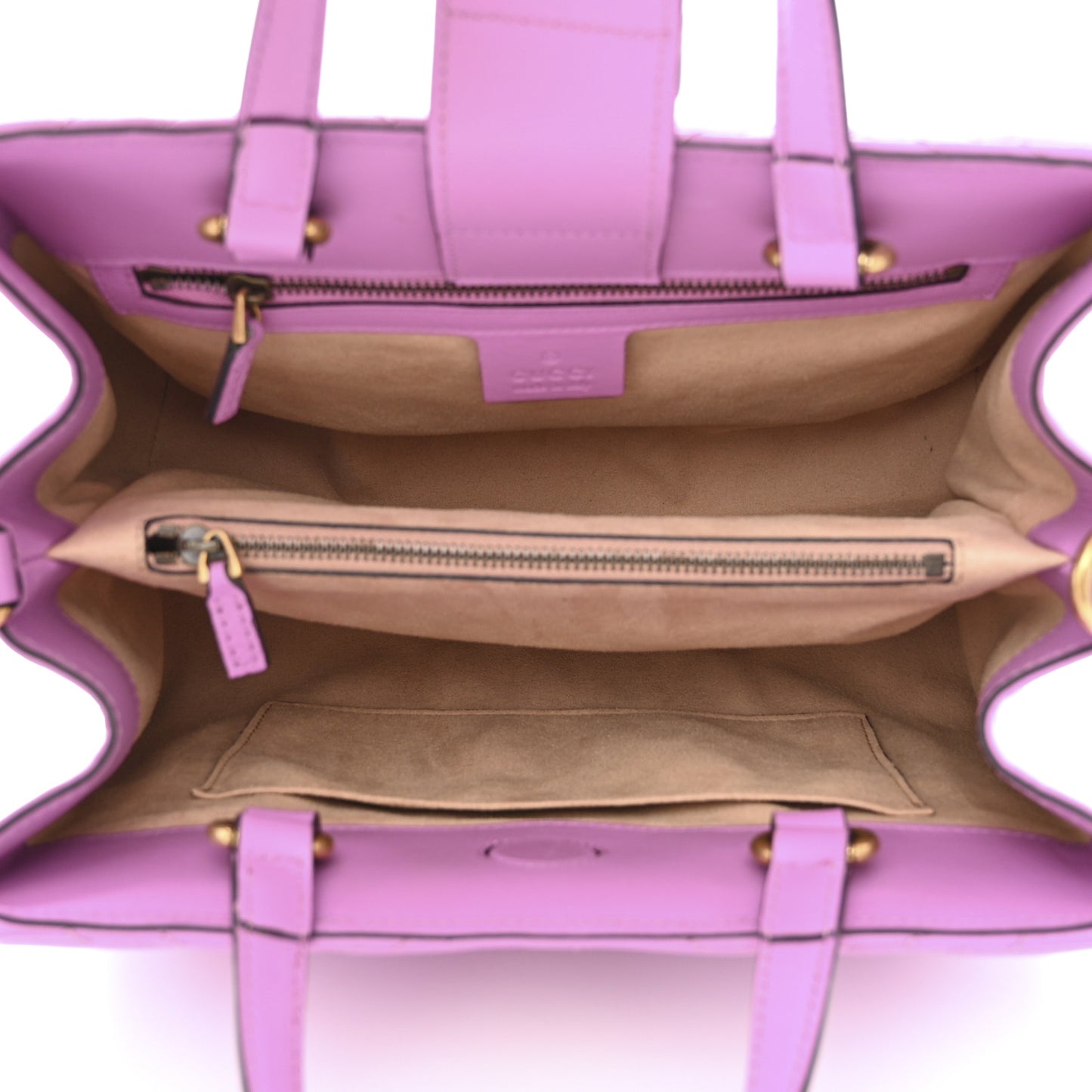 Calfskin Matelasse Small GG Marmont Tote Candy Mousse