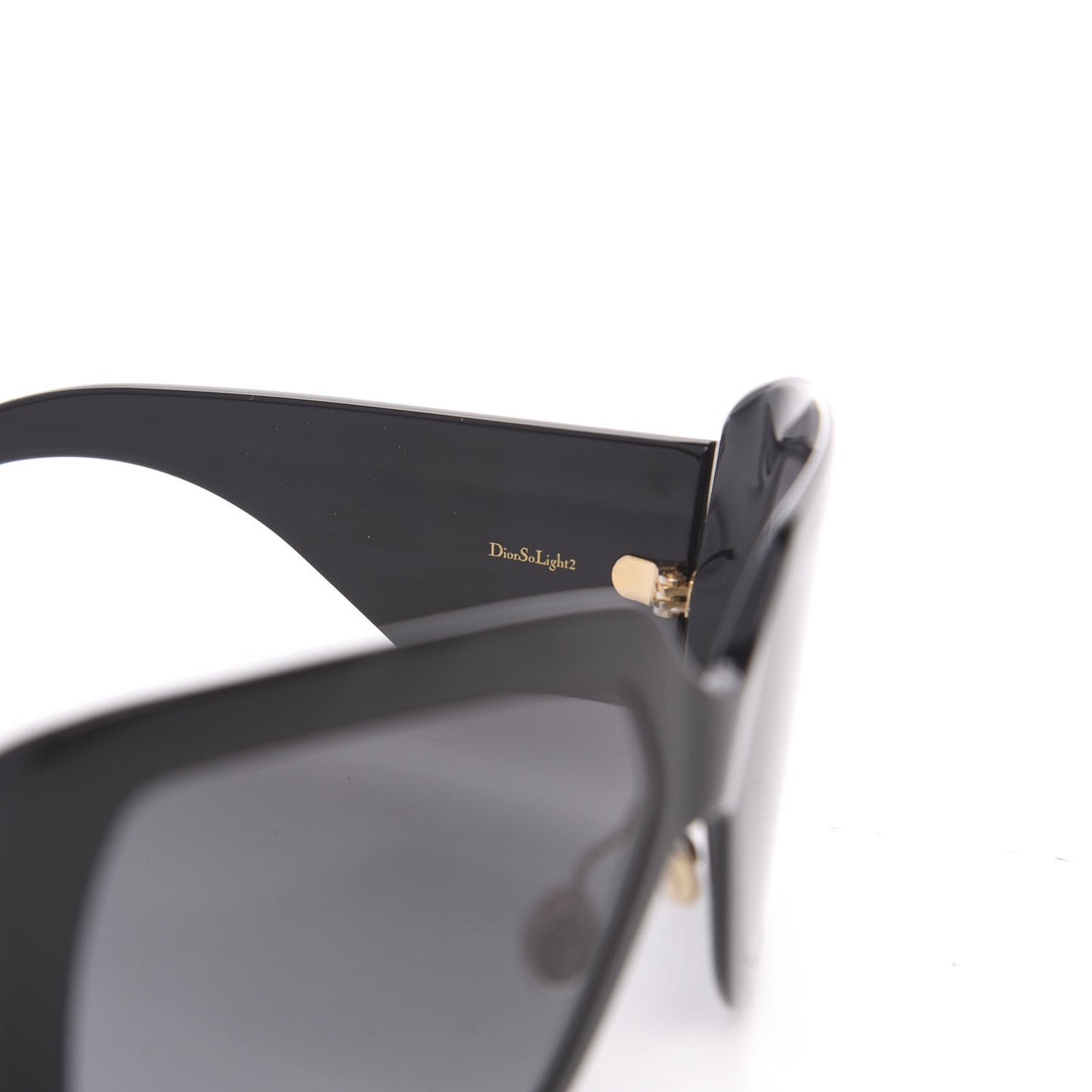 Acetate DiorSo Light 2 Shield Sunglasses Black