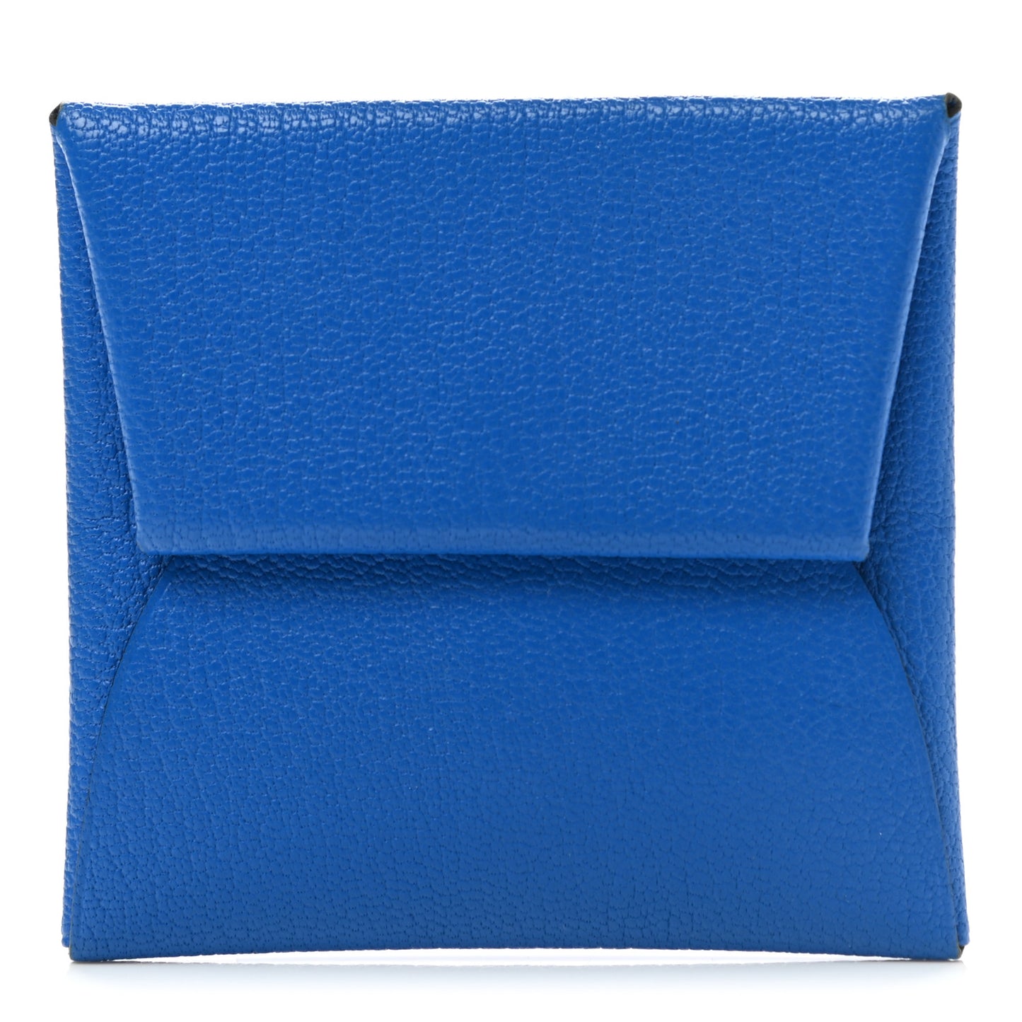 Chevre Mysore Bastia Coin Purse Bleu Hydra