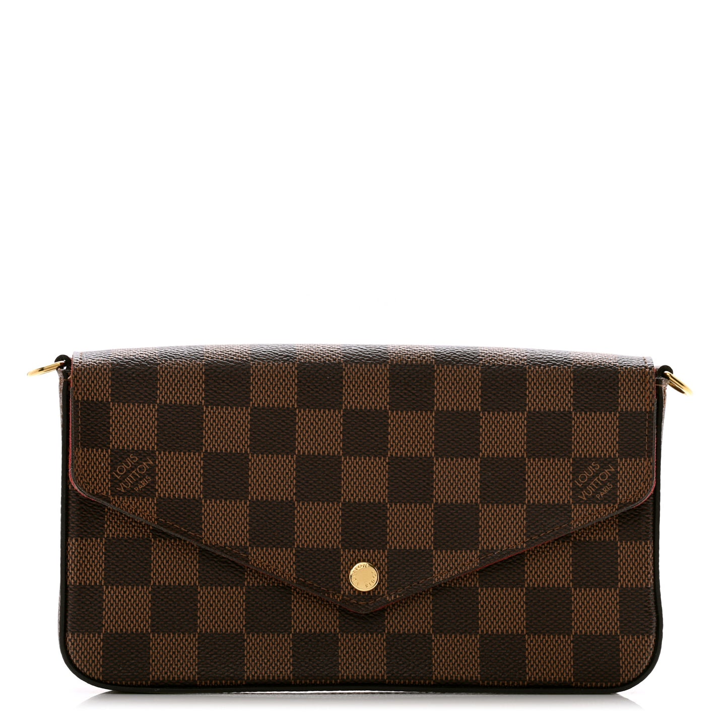 Damier Ebene Pochette Felicie Chain Wallet