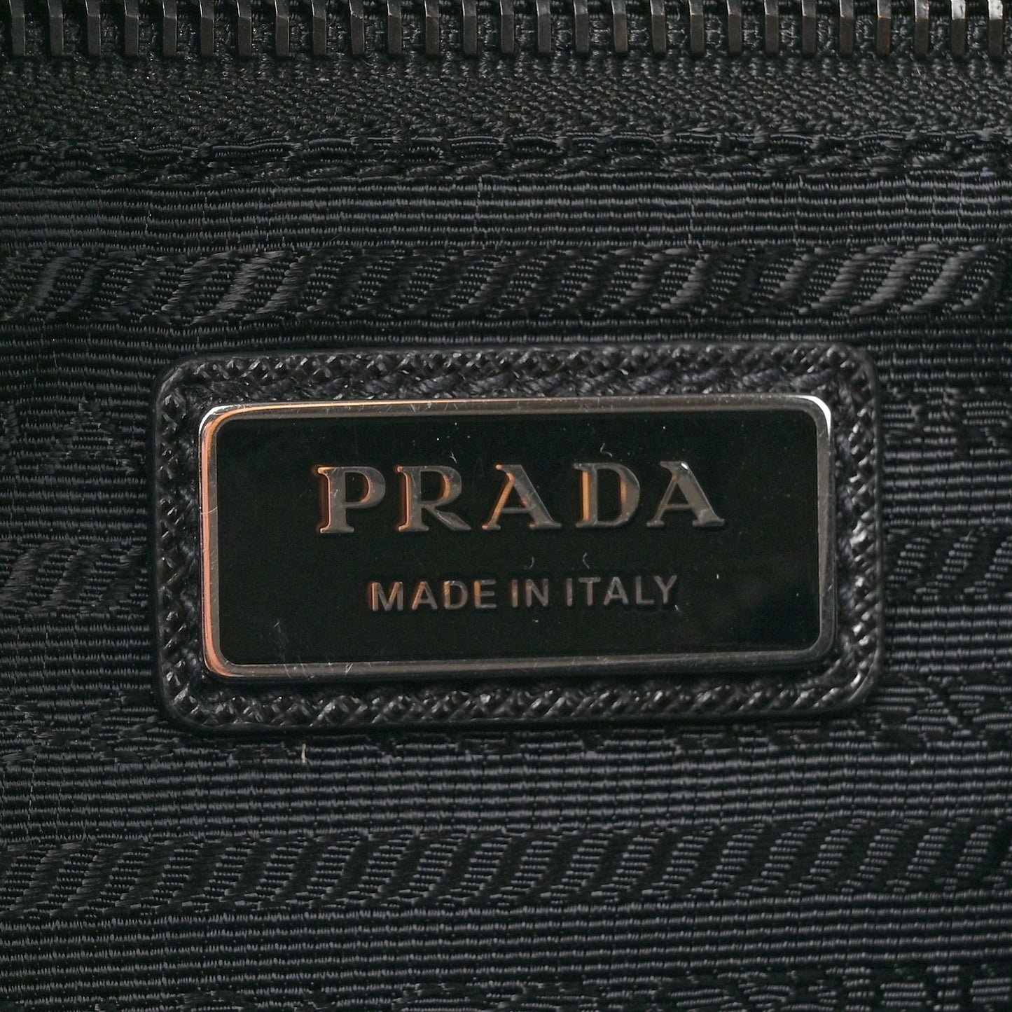 Re-Nylon Saffiano Belt Bag Black