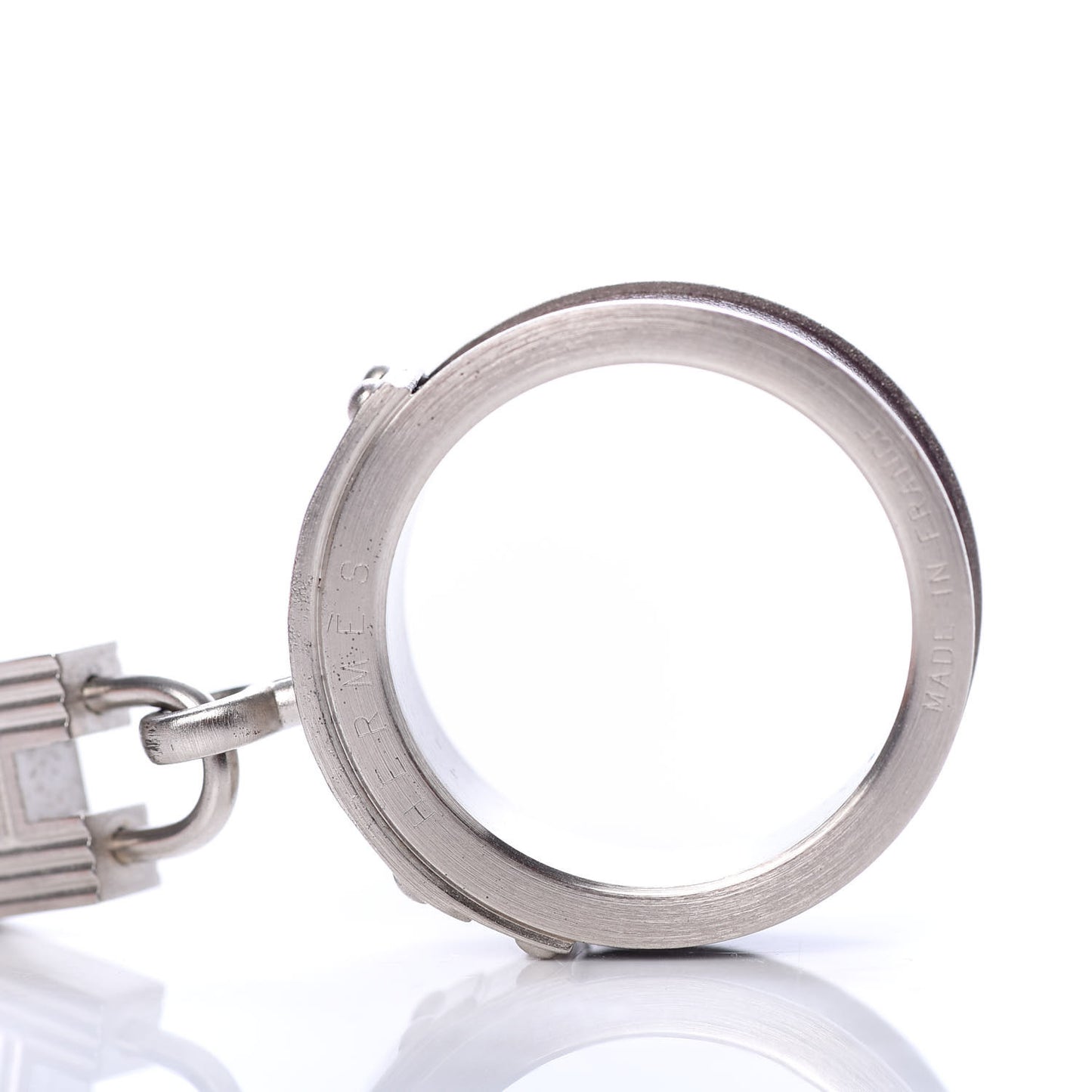 Palladium Swift Kelly Lock Scarf Ring Anemone