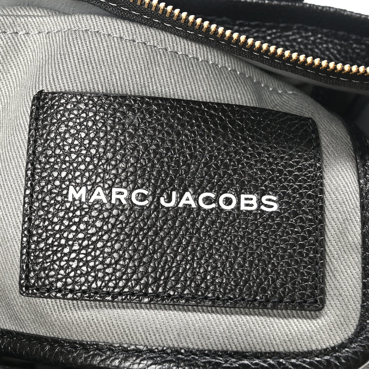 Grained Calfskin Small The Tote Bag Black